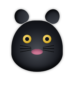AIPET, the black AI desktop pet